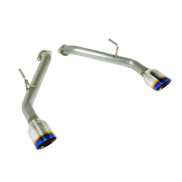 Remark 2014+ fits Infiniti Q50 Axle Back Exhaust w/Burnt Stainless Double Wall Tip