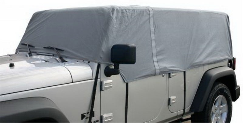 Rampage 2007-2018 fits Jeep Wrangler(JK) Unlimited Car Cover 4 Layer - Grey