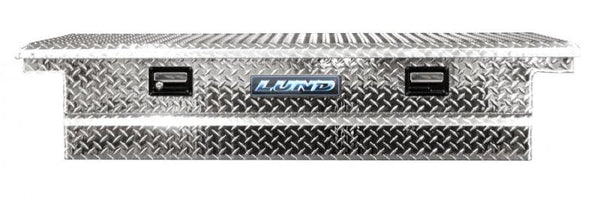 Lund 67-99 fits Chevy CK Ultima Low Profile Single Lid Crossover Tool Box - Brite