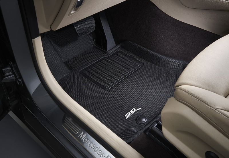 3D MAXpider 2013-2019 fits Cadillac ATS/ATS-V Kagu 1st Row Floormat - Black
