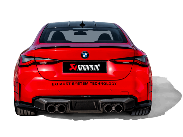 Akrapovic 21-22 fits BMW M3 (G80) / M4 (G82, G83) Rear Carbon Fiber Diffuser - High Gloss Black