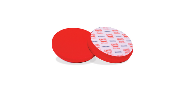 Griots Garage Red Foam Waxing Pad 6.5in - Set of 2