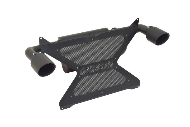 Gibson 17-20 Can-Am Maverick X3 Turbo Base 2.25in Dual Exhaust - Black Ceramic