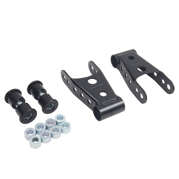 Belltech SHACKLE KIT 15-16 fits Ford F150 (All Cabs Short Bed Only) 4WD 1in / 2in Rear Drop