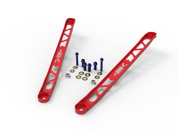 aFe CONTROL 304 Stainless Steel Front Suspension Strut Brace Red - fits Toyota GR Supra (A90) 20-21