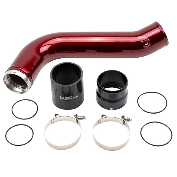 Wehrli 2020+ fits Chevrolet 6.6L L5P Duramax Passenger Side 3.5in Intercooler Pipe - WCFab Red