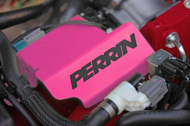 Perrin 2008+ fits STIBoost Control Solenoid Cover (Cartridge Type EBCS) - Hyper Pink