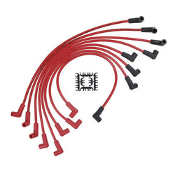 ACCEL 5055R 8mm HEI Corrected Cap Plug Wire Set Red