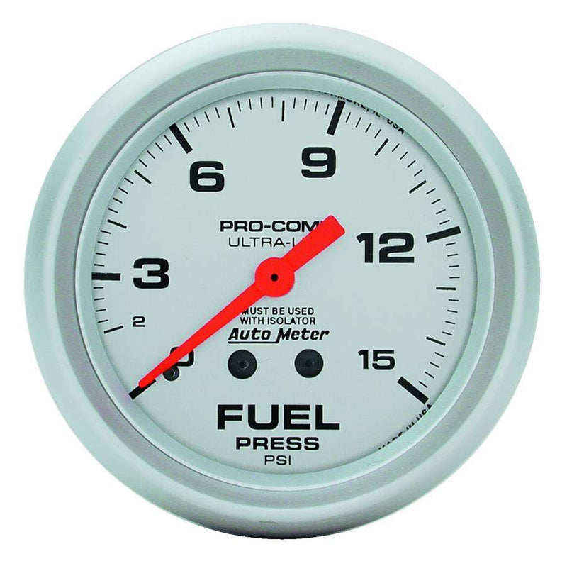 AUTOMETER 4413 2-5/8in Fuel Pressure W/Isol