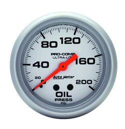 AUTOMETER 4422 2-5/8in Mech Oil Pressure 0-200 Psi