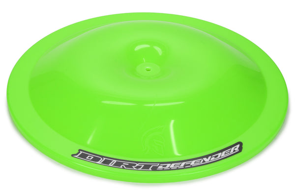 DIRT DEFENDER RACING PRODUCTS 5004 Air Cleaner Top 14in Neon Green