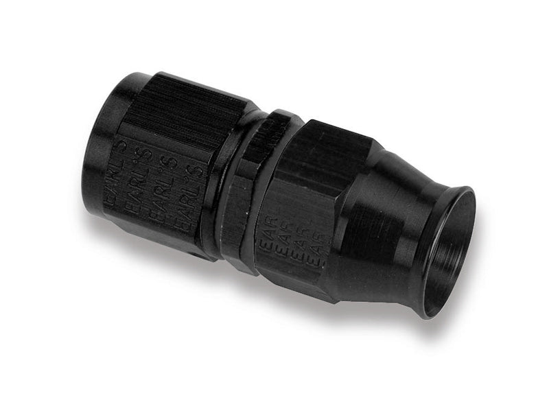 EARLS AT600136ERL #6 Alum TFE Hose End Black