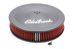 EDELBROCK 1225 Pro-Flow Air Cleaner Kit 14in x 3in Black