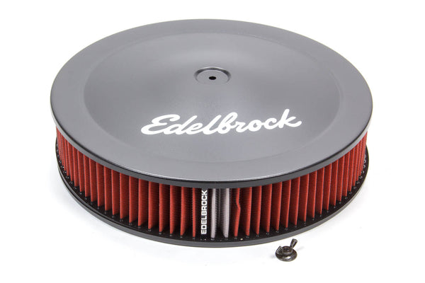 EDELBROCK 1225 Pro-Flow Air Cleaner Kit 14in x 3in Black