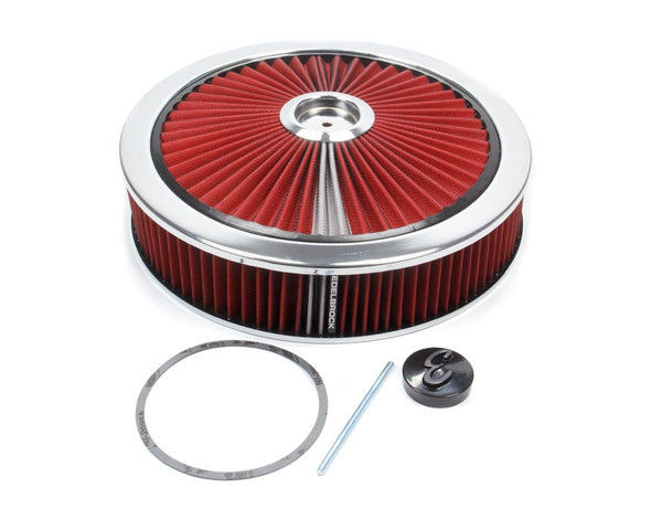 EDELBROCK 43660 Air Cleaner Kit - 14in Dia. Breathable - Red