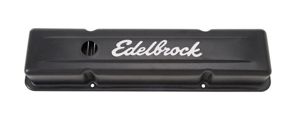Edelbrock 4443 SBC Signature Series V/C's - Black