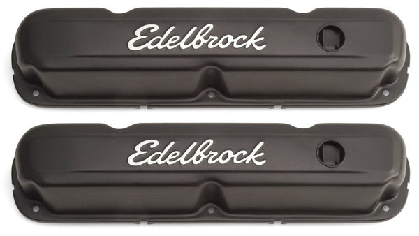 Edelbrock 4473 Signature Series V/C's SBM Black