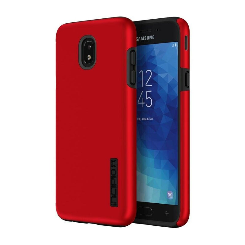 Incipio Dual Pro Case Cover For Samsung Galaxy J3 2018 Red / Black