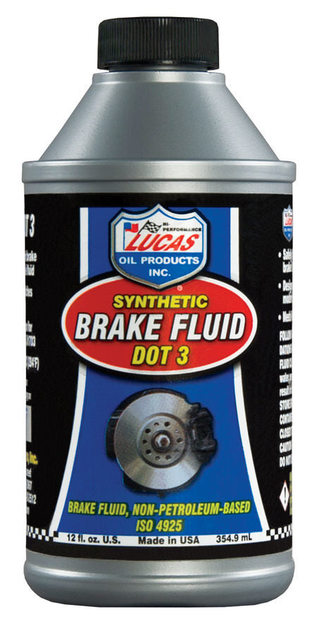 Lucas Oil Products LUC10825 Brake Fluid Dot 3 12oz