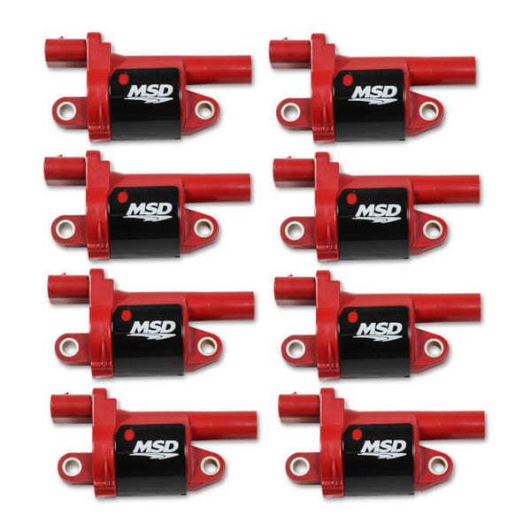MSD 82688 Coil Red Round GM V8 2014-Up 8pk