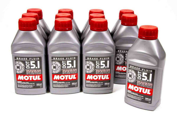 Motul 100951 Brake Fluid DOT 5.1 Non-Silicone Case 12-1/2