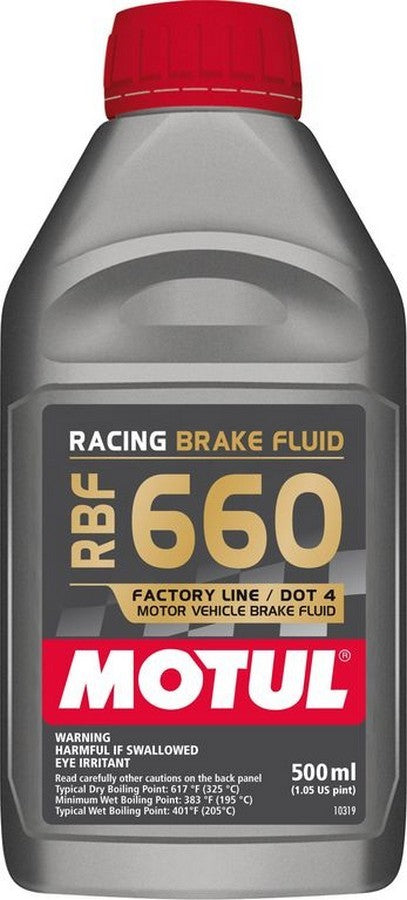 Motul MTL101667 Brake Fluid 660 Degree 1/2 Liter