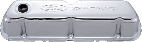 Proform 302-070 Ford Racing Steel Valve Covers Chrome