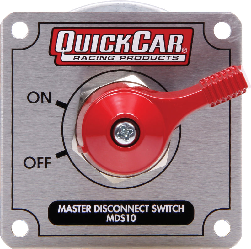 QUICKCAR RACING PRODUCTS 55-023 Master Disconnect High Amp 4 Post Silver Plate