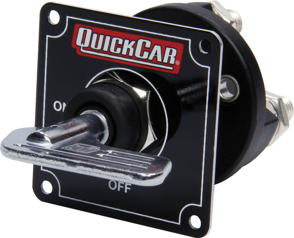 QUICKCAR RACING PRODUCTS 55-031 Master Disconnect Black w/Removable Silver Key