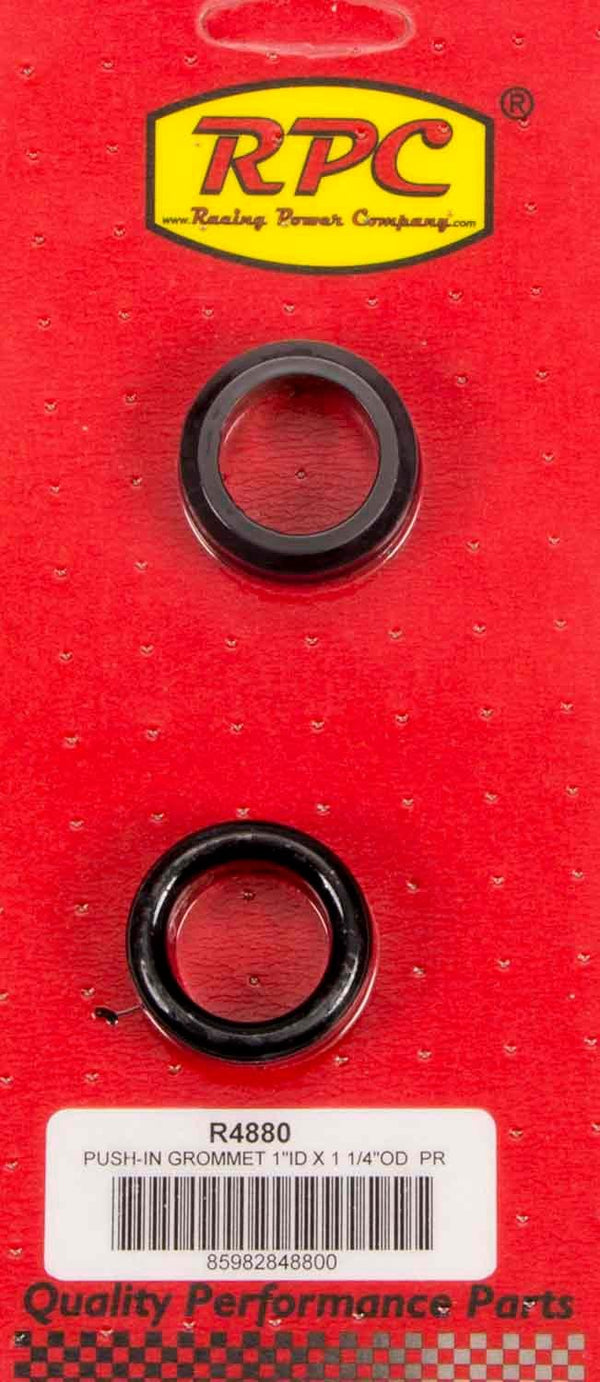 Racing Power Company R4880 1-1/4 OD x 1 ID Steel V/C Breather Grommets 2p