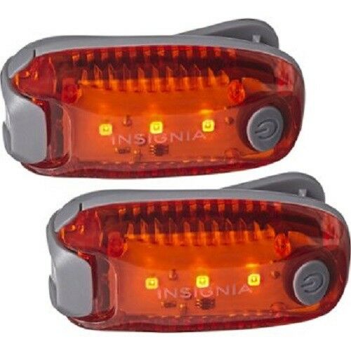 Insignia 2 Pack of LED Running Lights for Running/Walking/Biking - Red