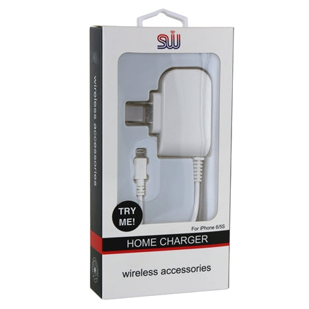 SW Home Charger for iPhone 6/5S - White