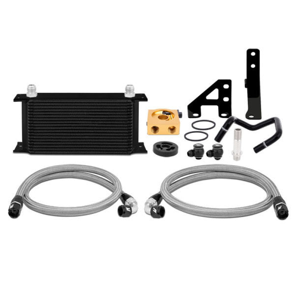 Mishimoto 2015 fits Subaru fits WRX Thermostatic Oil Cooler Kit - Black