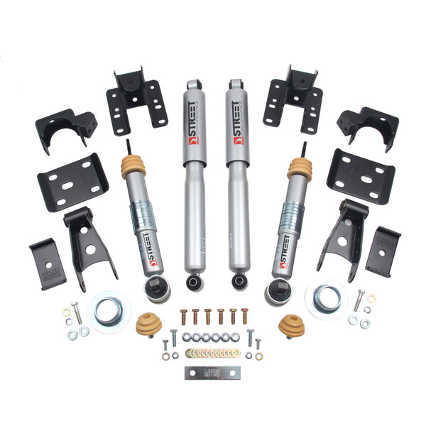 Belltech LOWERING KIT 16.5-17 fits Chevy Silverado All Cabs 4WD 2inF/2inR
