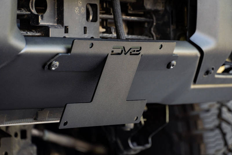DV8 Offroad 21-22 fits Ford Bronco Factory Front Bumper Licence Relocation Bracket - Front
