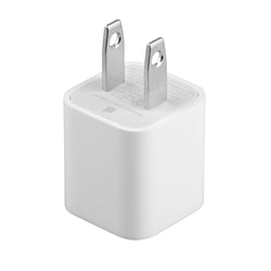 A1385 Travel USB 5V Wall Charger for iPhone/iPad - White
