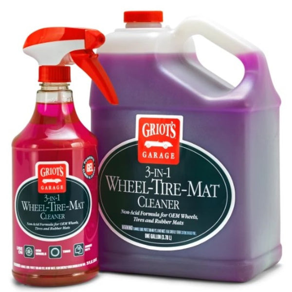 Griots 3 In 1 Wheel Tire Mat Cleaner- 25 Ounces