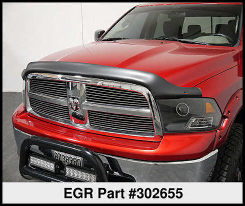 EGR 09-13 fits Dodge Ram Pickup Superguard Hood Shield - Matte (302655)