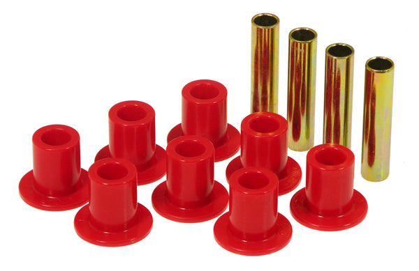 Prothane 87-96 fits Jeep Front Spring & Shackle Bushings - Red