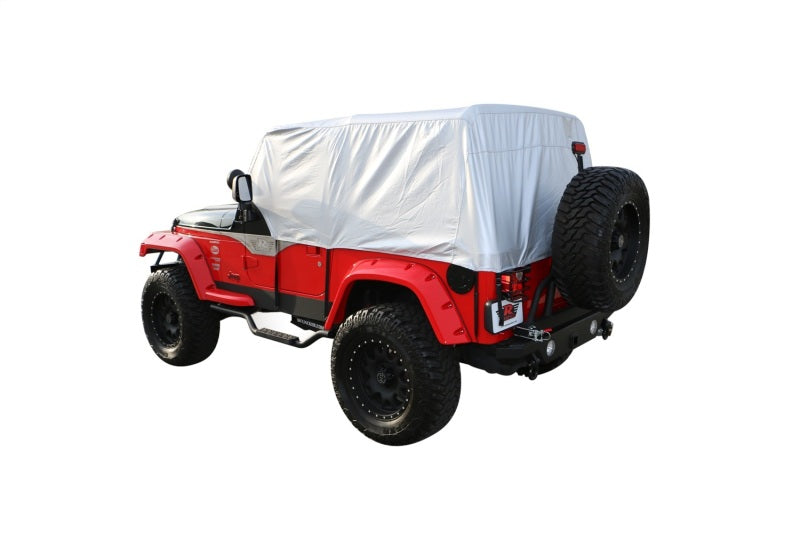 Rampage 1992-1995 fits Jeep Wrangler(YJ) Cab Cover Multiguard - Silver