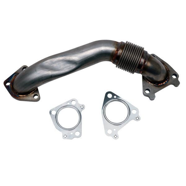 Wehrli 01-04 fits Chevrolet 6.6L Duramax LB7 2in Stainless Pass. Side Up Pipe w/Gaskets (Single Turbo)