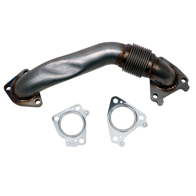 Wehrli 01-04 fits Chevrolet 6.6L Duramax LB7 2in Stainless Pass. Side Up Pipe w/Gaskets (Single Turbo)
