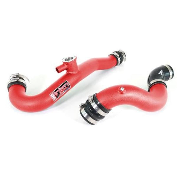 Injen 15-19 fits Ford Mustang 2.3L EcoBoost Aluminum Intercooler Piping Kit - Wrinkle Red