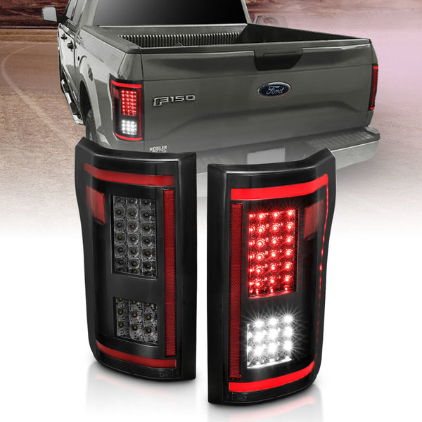 ANZO 15-17 fits Ford F-150 LED Taillights - Smoke