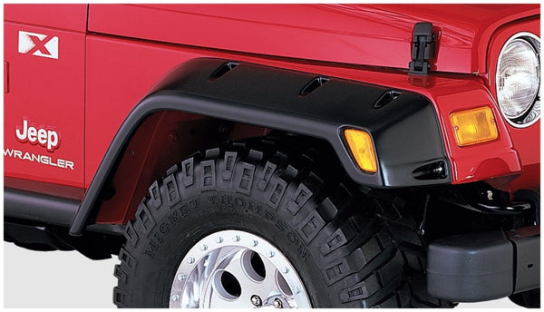 Bushwacker 97-06 fits Jeep TJ Max Pocket Style Flares 2pc - Black
