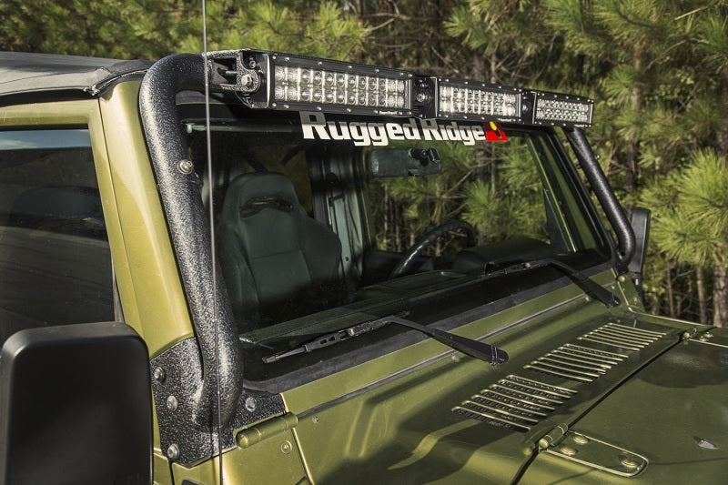 Rugged Ridge 97-06 fits Jeep Wrangler TJ LED Windshield Light Bar
