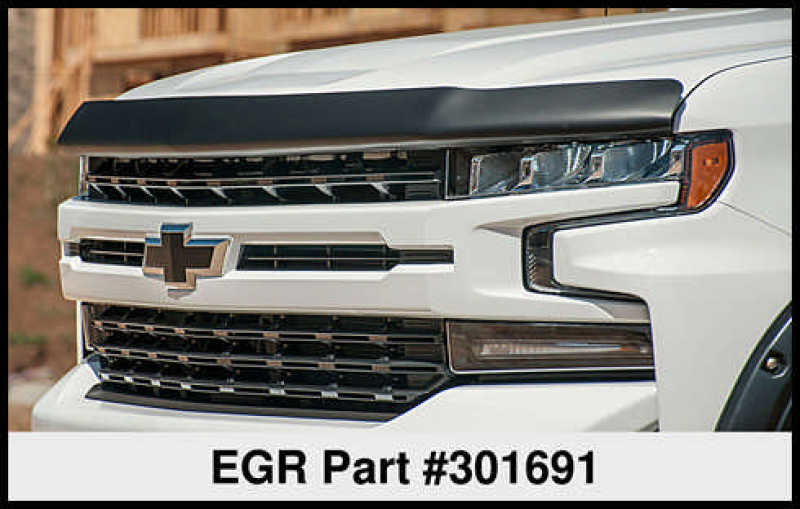 EGR 2019 fits Chevy 1500 Super Guard Hood Guard - Dark Smoke