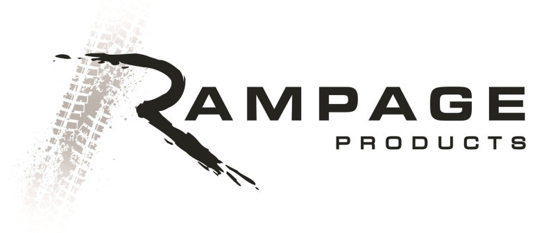 Rampage 2007-2018 fits Jeep Wrangler(JK) Windbreaker - Black Diamond