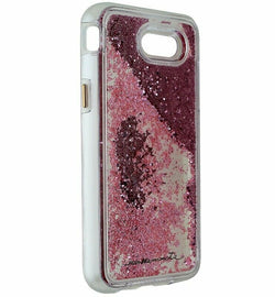 Case-Mate Naked Tough Waterfall Case for Samsung J3 Eclipse/Mission - Clear/Pink Glitter