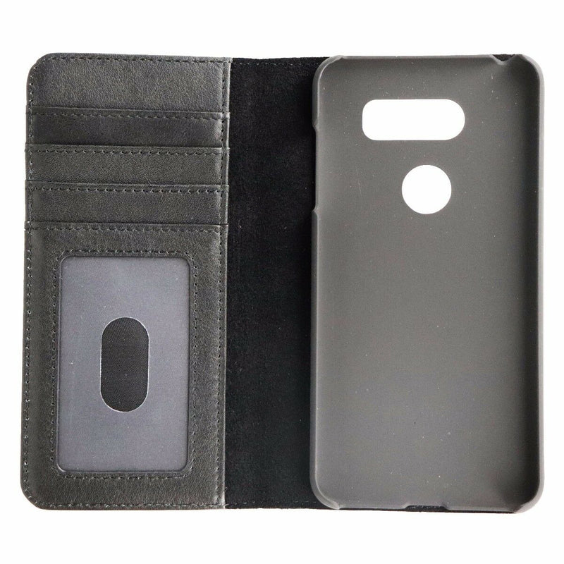 Case Mate Wallet Folio Handcrafted Leather Impact Protective Case for LG V30 - Black